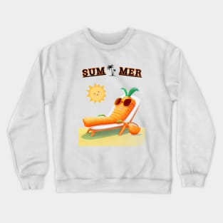 Summer Carrot Crewneck Sweatshirt